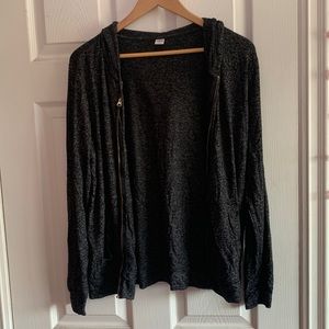 Dark gray thin jacket